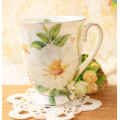 China Flower Design Couples Cup Classical Porcelain Cup Ceramic Cup